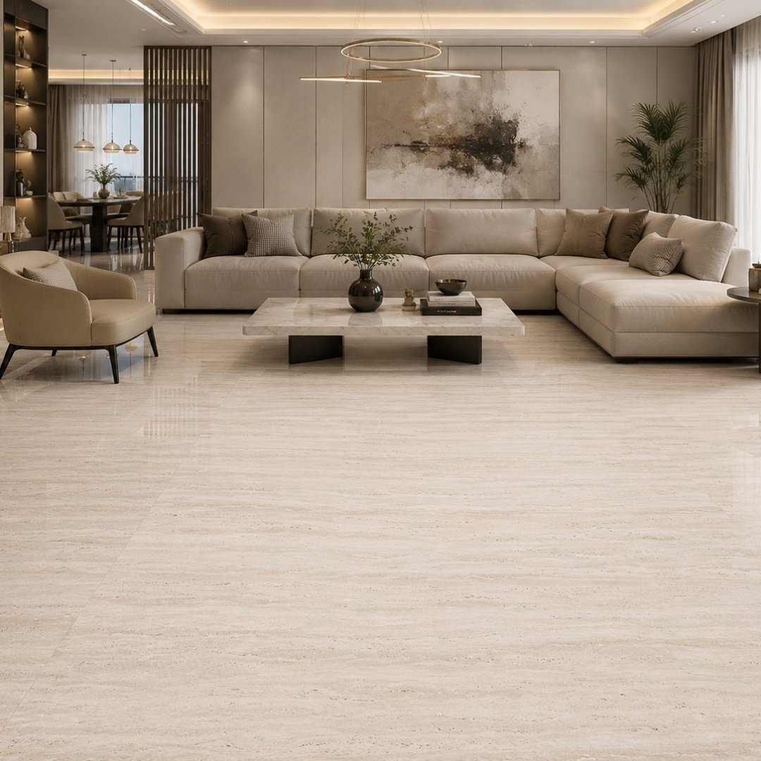 AL Traventino Beige Marble & Stone - My Home Studio
